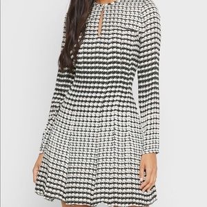 REISS evie geometric print dress